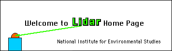 Welcome to Lidar Home Page